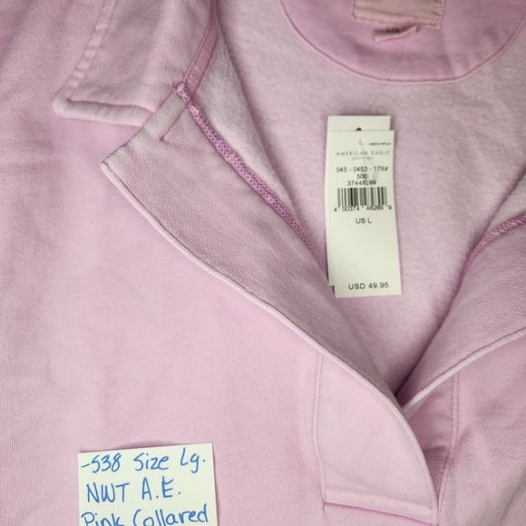 NWT AE pink sweatshirt - Picture 2 of 3